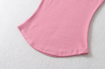 Women Summer Turtleneck Sleeveless Slim Fit Top