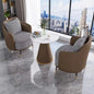 Scandinavian Wood Coffee Table U-Shaped Combination