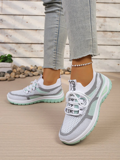 Women's Double-Color Canvas Work Sneakers