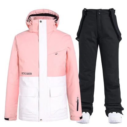 Unisex Winter Snow Ski Suit Jacket and Pants Set