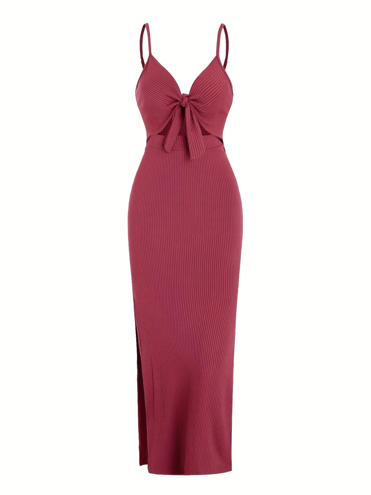 Knit Backless Sleeveless Dress for Women