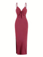 Knit Backless Sleeveless Dress for Women