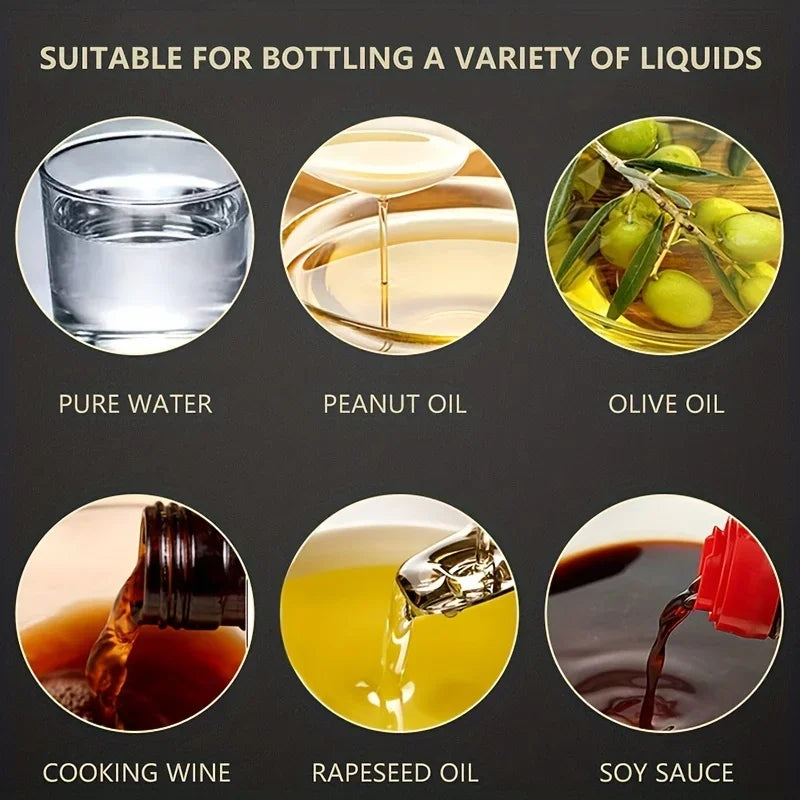 Oil Spray Bottle for Cooking Kitchen Plastic 200ml 300ml 500ml