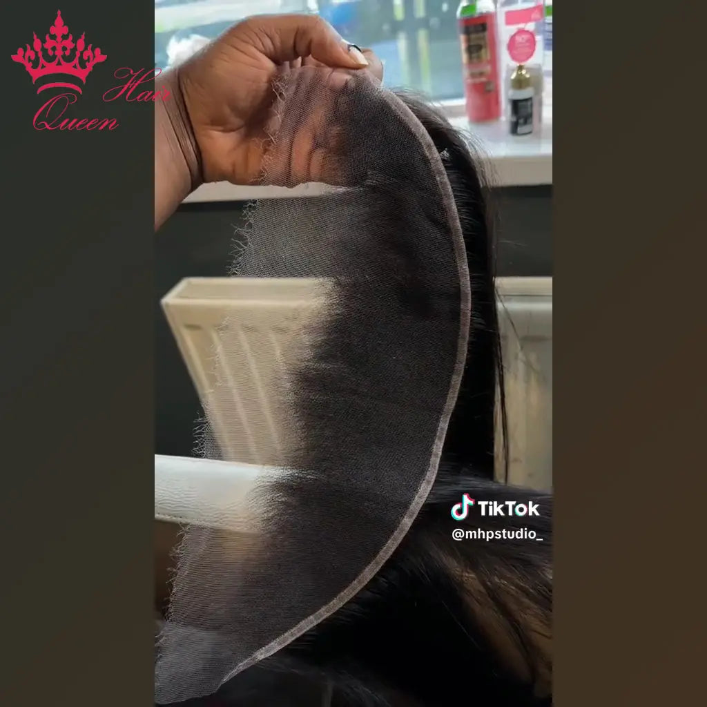 Queen Hair HD Frontal Lace Closure Raw Human Hair