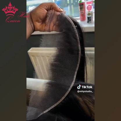 Queen Hair HD Frontal Lace Closure Raw Human Hair