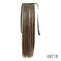 Long Straight Clip-in Ponytail Hair Extension Black