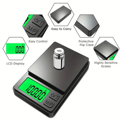 Mini High-Precision LCD Digital Pocket Scale 1kg/500g
