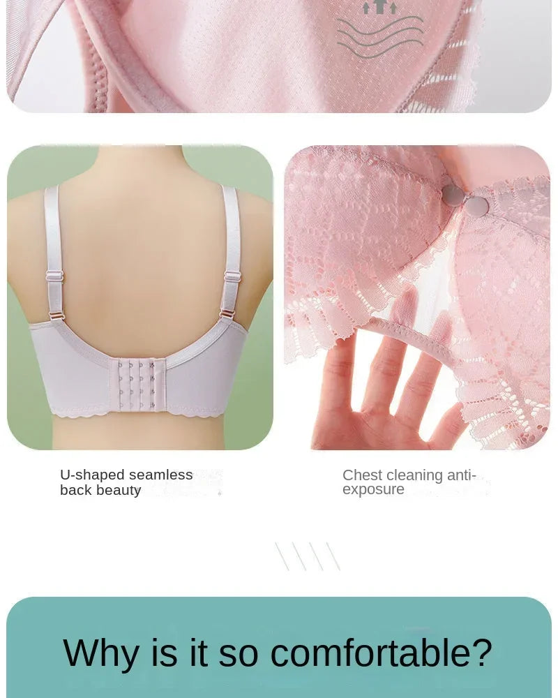 Front Button Nursing Bra for Comfortable Breastfeeding