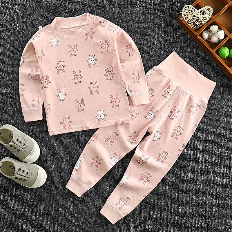 Children's Cotton Pajamas Set for Boys and Girls