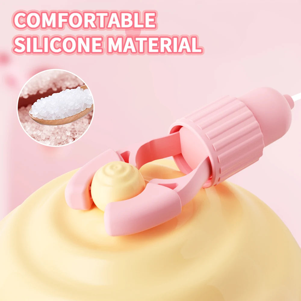 Vibrating Suction Nipple Clamps for Women