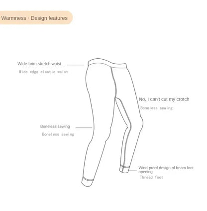Children's Fleece Velvet Leggings for Winter