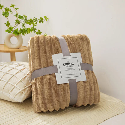 Coral Velvet Blanket Plush Soft Warm Throw