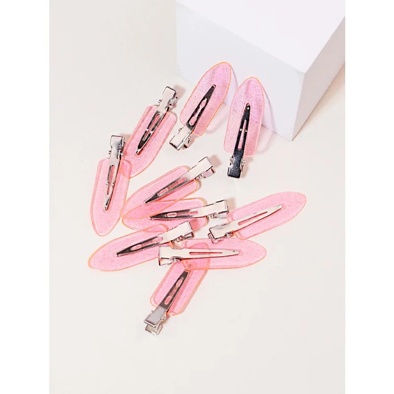 10pcs Transparent Hair Clips for Styling Wigs