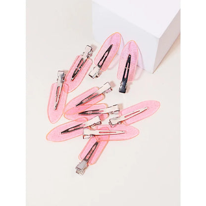 10pcs Transparent Hair Clips for Styling Wigs