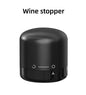 Red Wine Corks Champagne Bottle Stopper Set Black ABS Silicone