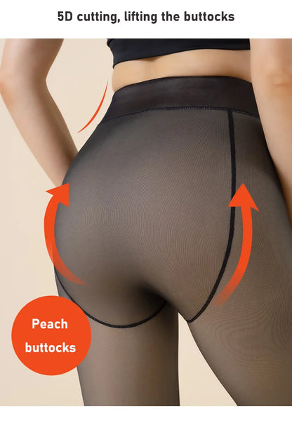 Women's Thermal Fleece Leggings for Winter Wear