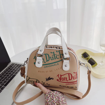 Large Capacity Crossbody Bag for Women Retro Design