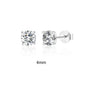 Canner Moissanite Stud Earrings 925 Sterling Silver