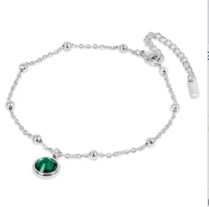 Gold Stainless Steel Bohemian Personalized Anklet