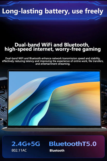 LENO 14.1 Inch Ultra Slim Laptop Windows 11 16GB 2TB SSD