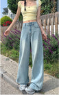 Women's Loose Denim Straight Leg Pants