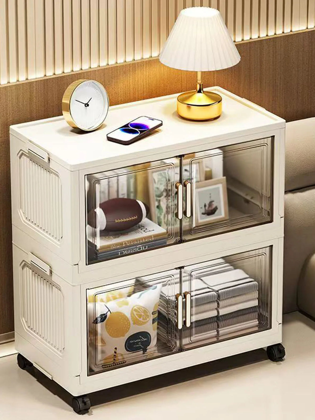 Large Capacity Plastic Folding Storage Cabinet