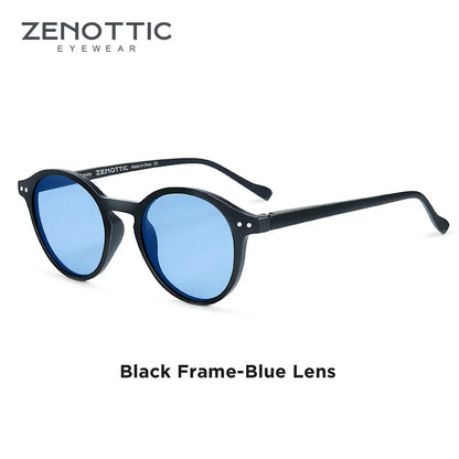 ZENOTTIC Retro Circular Polarized Sunglasses S Size