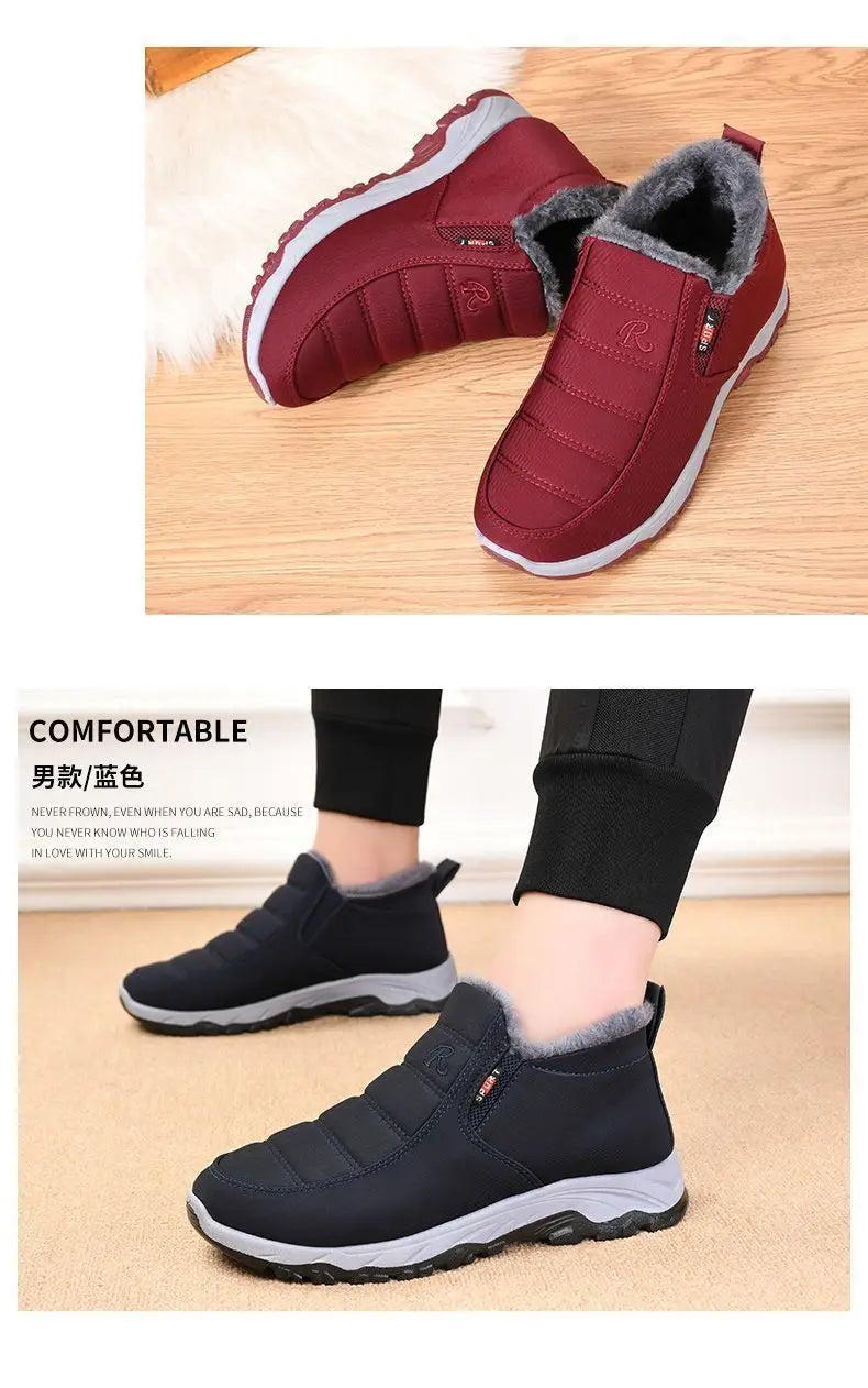 Men's Cotton Casual Ankle Boots for Winter