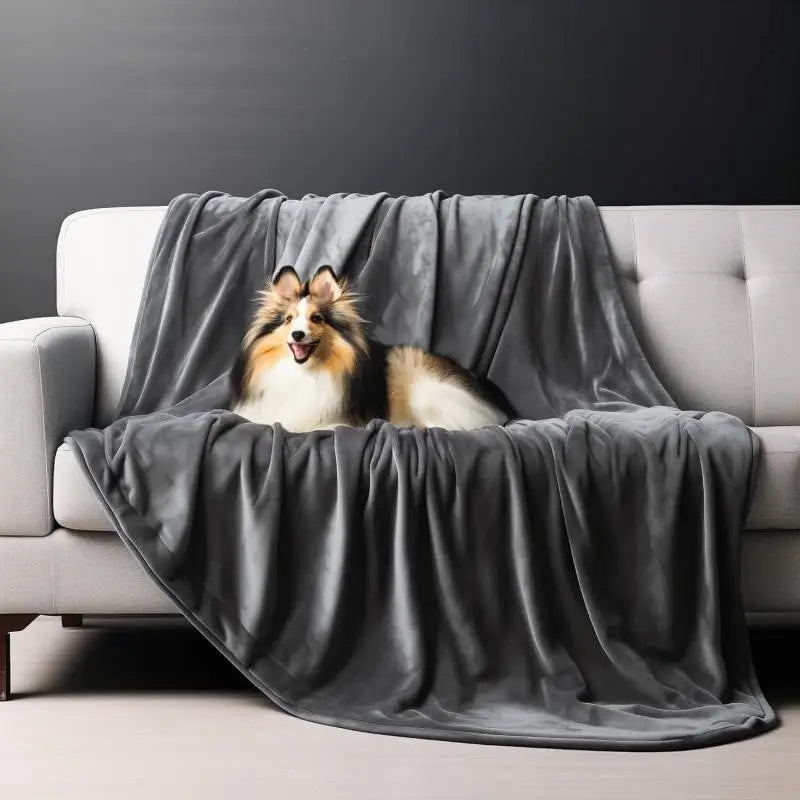 Waterproof Flannel Blanket for Bed and Couch