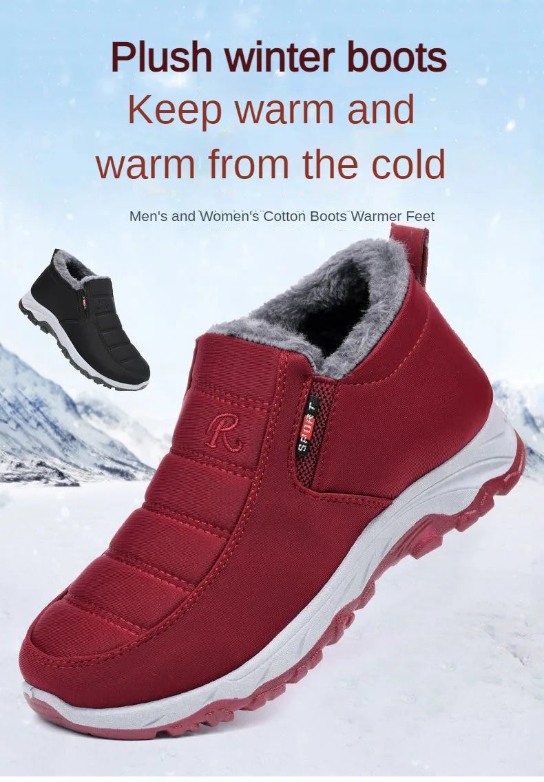 Men's Cotton Casual Ankle Boots for Winter