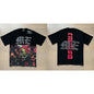 Mixed Emotion Cotton T-Shirt for Couples with Angel Print