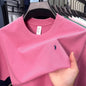 Cotton Men's Short Sleeve T-Shirt Casual Round Neck