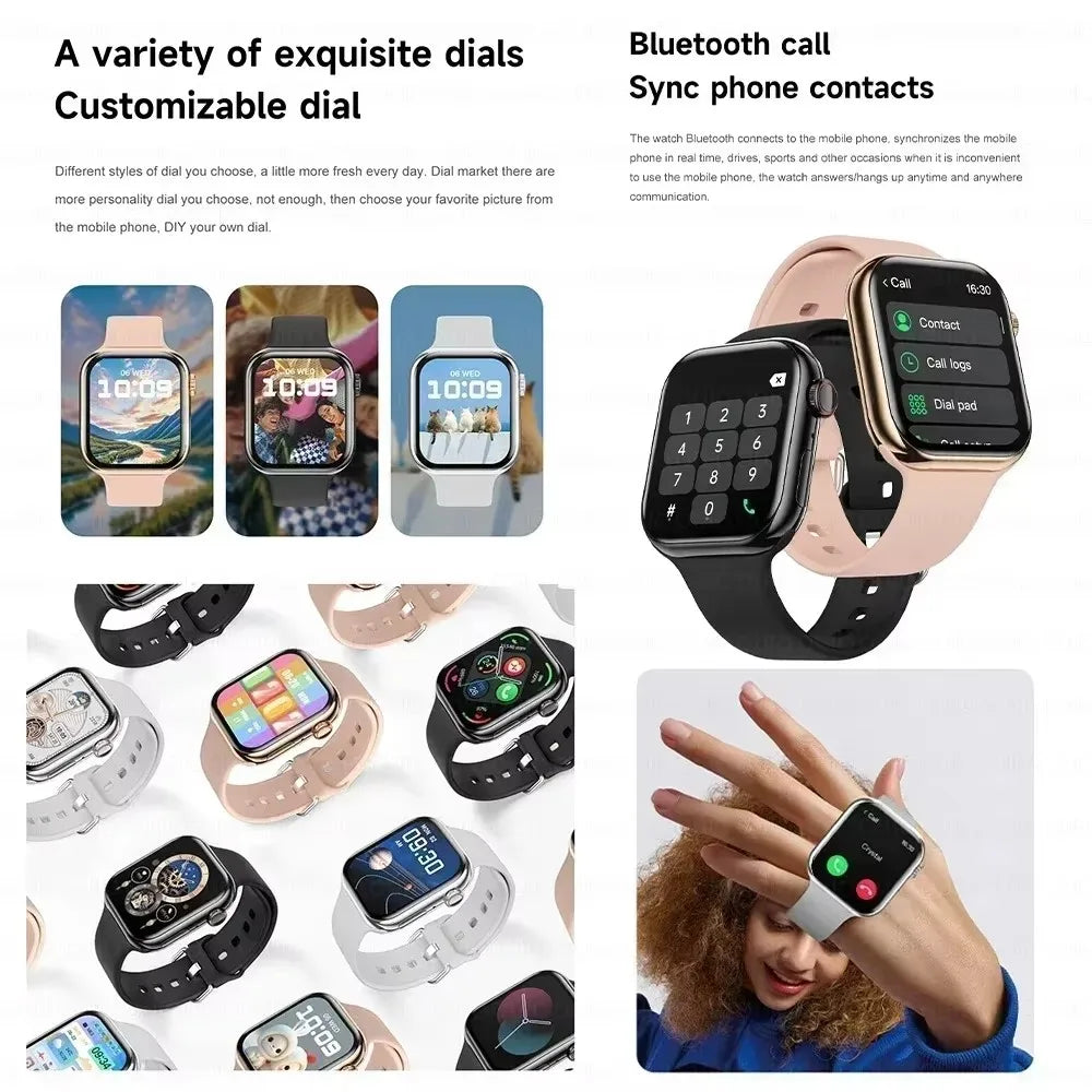 GPS Smart Watch with Heart Rate Monitor and Bluetooth Call