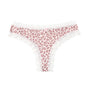 BZEL Women's Lace Floral G-String Leopard Panties