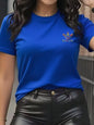 Cotton Round Neck T-Shirt for Women Slim Fit