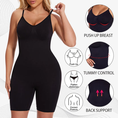 Bodysuit Shapewear Women Tummy Control Full Body Shaper