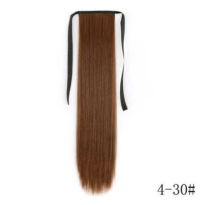 Long Straight Clip-in Ponytail Hair Extension Black