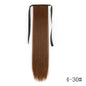 Long Straight Clip-in Ponytail Hair Extension Black