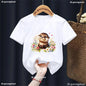 Kawaii Otter Love Printed T-Shirt for Kids