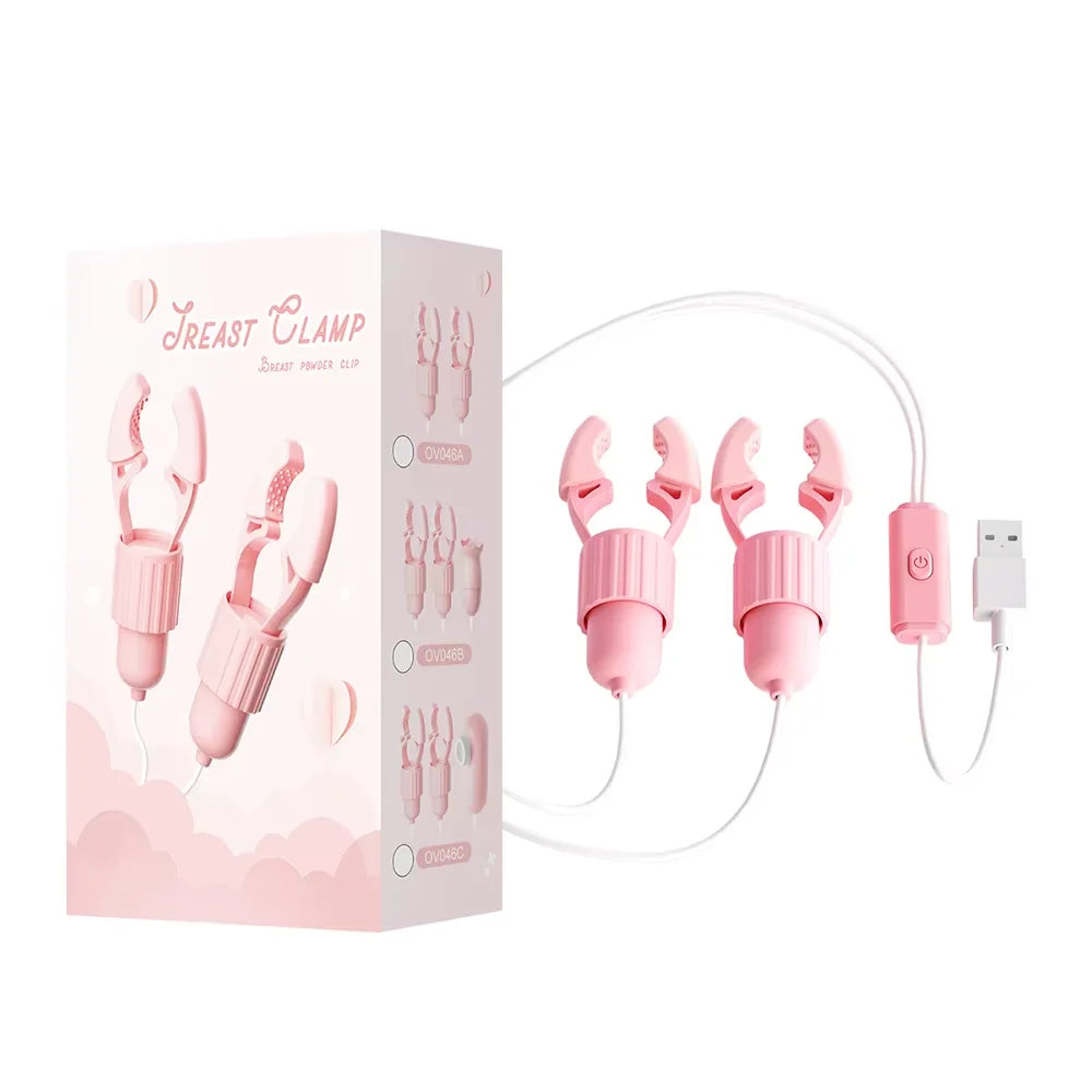 Vibrating Nipple Clamps for Women