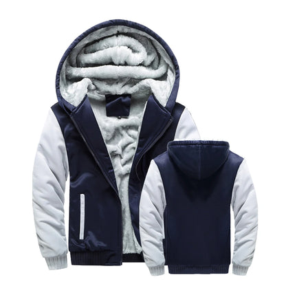Men's Thick Fleece Hooded Winter Jacket