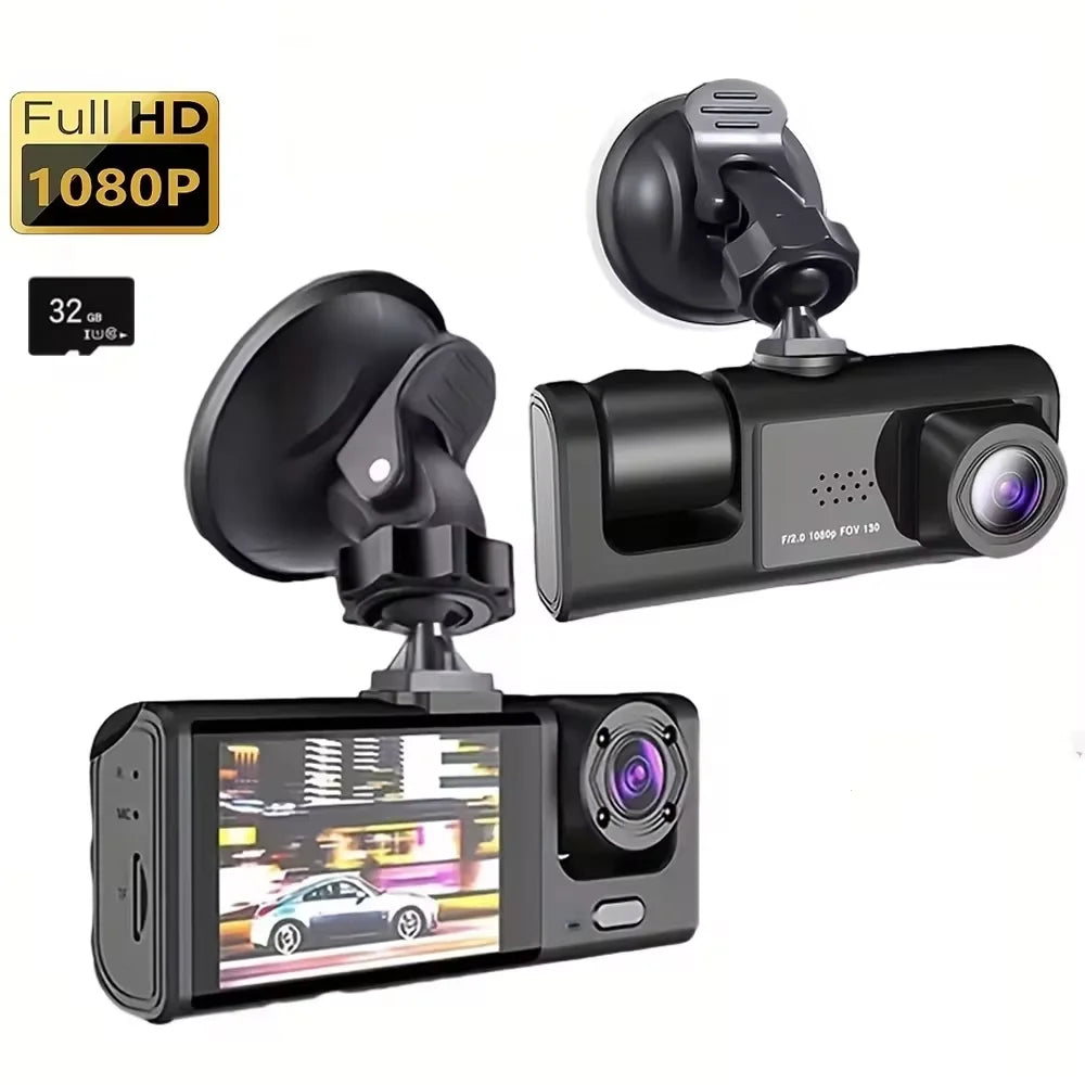 1080P Dash Cam with IR Night Vision and Loop Recording