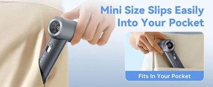 MUXNW Mini Portable Handheld Fan 16800RPM Rechargeable