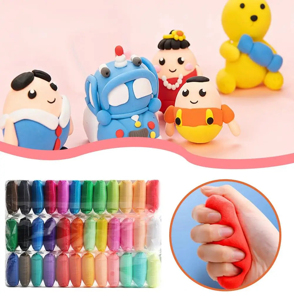 Air Dry Clay Set for Children Non-Toxic Eco-Friendly