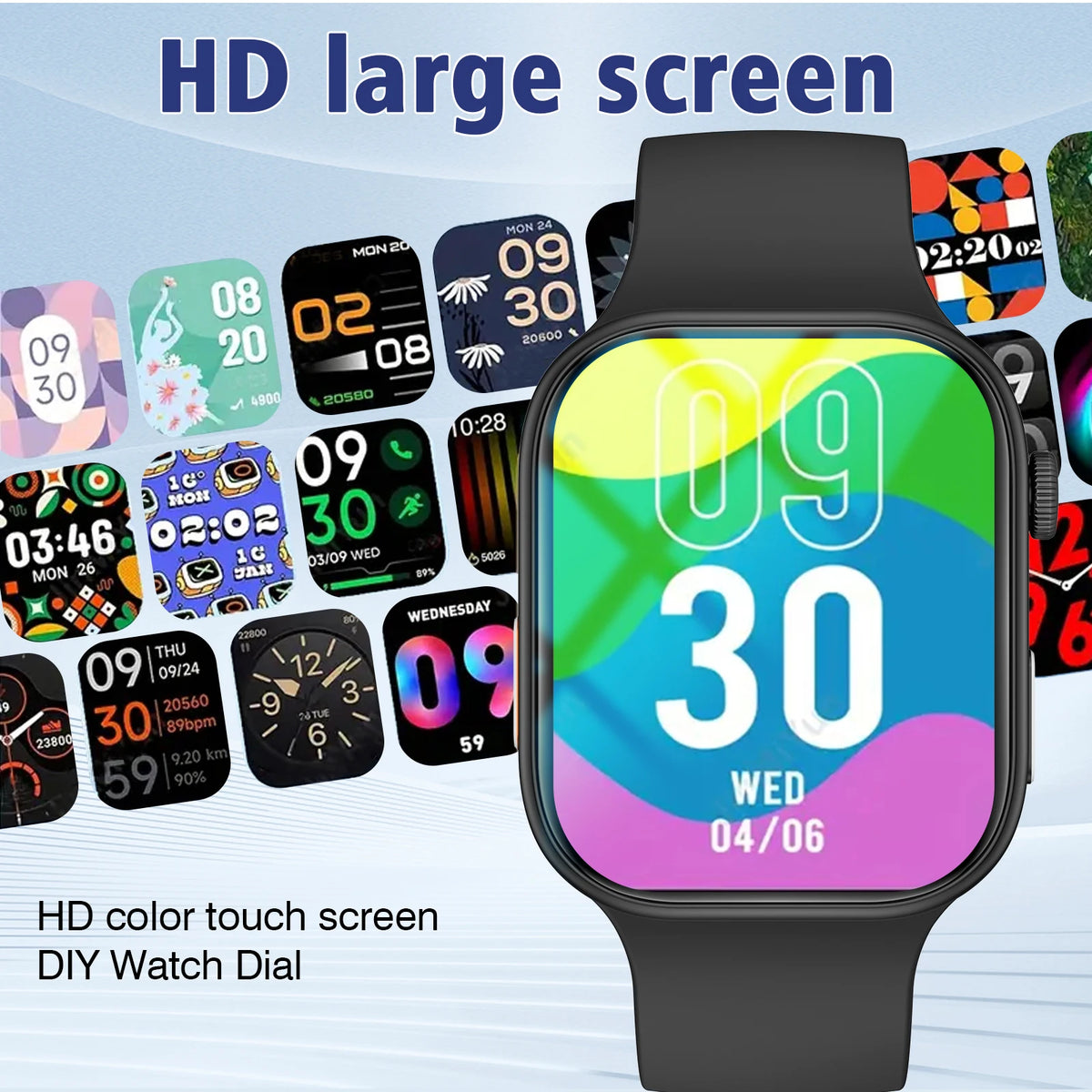 Smart Watch Fitness Tracker with Bluetooth Call Function