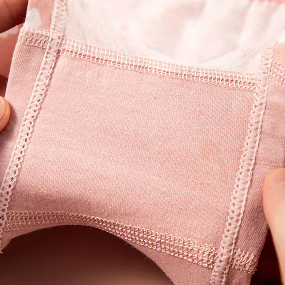 Summer Girl Cartoon Cotton Boyshorts Underwear Set