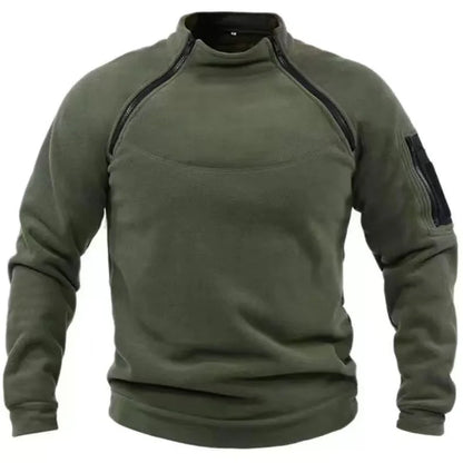 Men's Tactical Polar Fleece Cargo Jacket