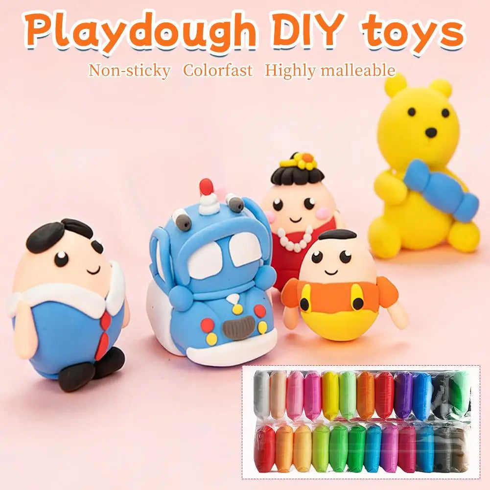 Air Dry Clay Set for Children Non-Toxic Eco-Friendly