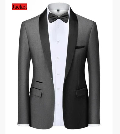 Men Slim Fit Tuxedo Suit for Weddings and Parties