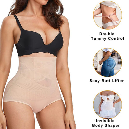 Women’s High Waist Tummy Control Shapewear Panties